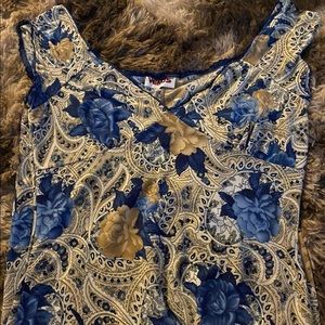 size large venus floral dress